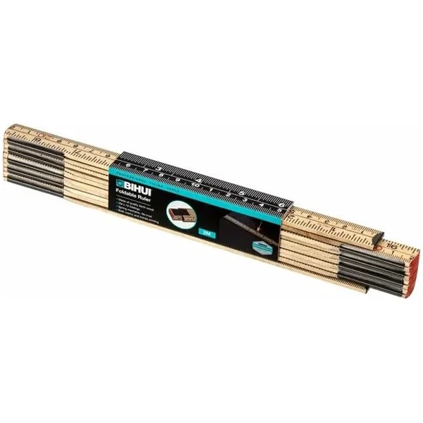 Метр складной деревянный BIHUI 2м  TFR20 в Екатеринбурге 