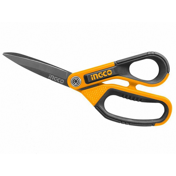 Ножницы с длинным лезвием с резиновой рукояткой INGCO HSCRS812108