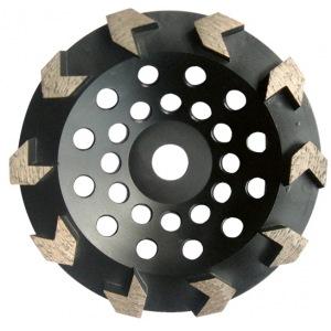 Чашка алмазная  G1042 "HUSQVARNA"  5430934-66 125х22.2, адаптер М14, бетон