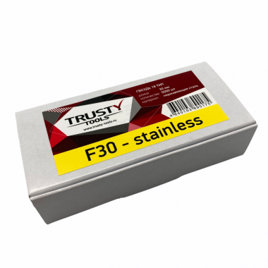 Гвозди для пистолета TRUSTY 18 тип 30 мм. из нержавеющей стали F30-stainless