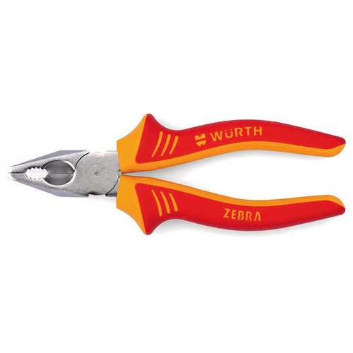 Пассатижи WURTH ZEBRA  VDE 200мм  0071401 576 в Екатеринбурге 