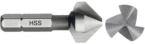 Зенкер конический хвостовик 6,3мм. "BUCOVICE" D=6,3мм. 744063