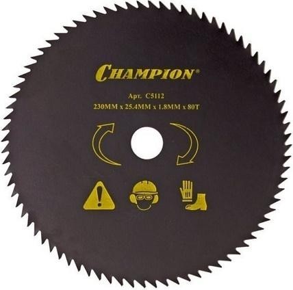 Диск триммерный CHAMPION 80/230/25,4 (SRM-2305SI,SRM-2655SI) C5112