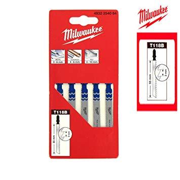 Полотна для лобзика Milwaukee T118B 5шт.