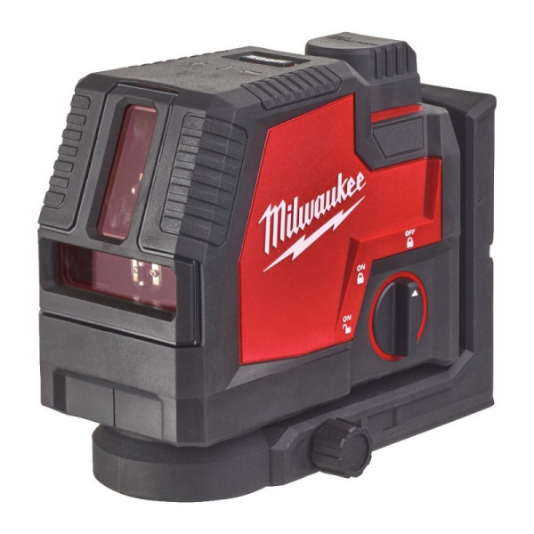 Аккумуляторный линейный лазерный нивелир с 2 точками Milwaukee L4 CLLP-301C 4933478099