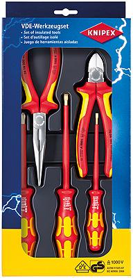 Набор электроизолированных инструментов VDE с 3 отвертками WERA KNIPEX 00 20 13 KN-002013