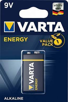 Элемент питания Varta Energy 6LR61/6F22 BL1 (крона) 388492