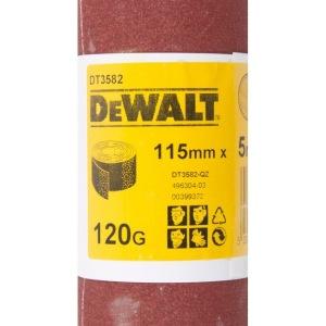 Шлифлист "DeWalt" 115мм рулон 5м 120з  DT3582 в Екатеринбурге