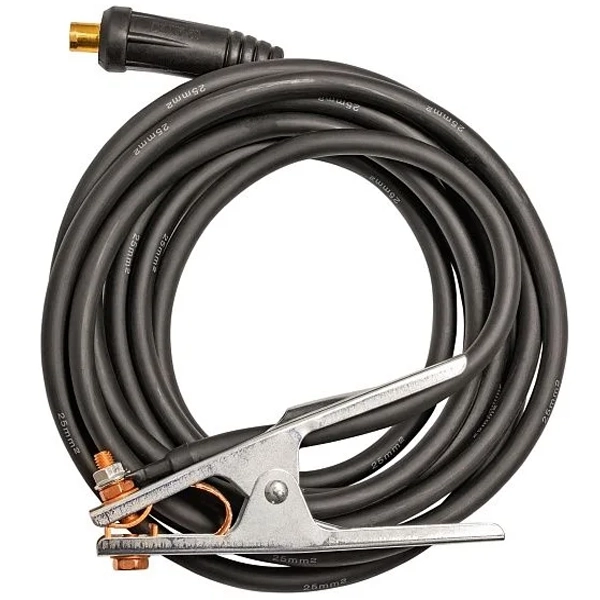 Зажим на массу AURORA  300А с кабелем КГ 1/25 медь 3м (Track 35-50 MMQ) 00040290