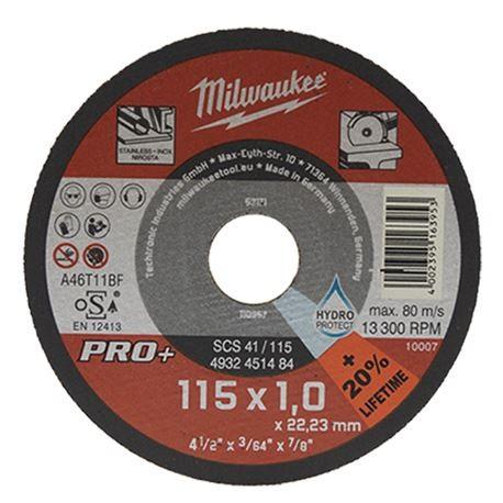 Отрезной диск Milwaukee SCS 41/115х1 PRO+ 1шт