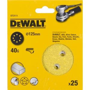 Шлифкруг "DeWalt" 125мм 40з  DT3111