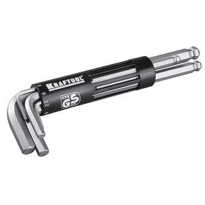 Набор шестигранников с шаром "KRAFTOOL" HEX 2,2.5,3,4,5,6,8,10мм.  27431-2_z01