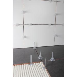 Колпаки для нивелировки "RUBI" TILE LEVEL 100шт. применяется до 25 раз 02980 в Екатеринбурге
