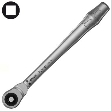 Трещотка WERA 8003 B Zyklop Metal Push сдвижной квадрат, DR 3/8" x 222 мм, 76 зубьев WE-004033 в Екатеринбурге 