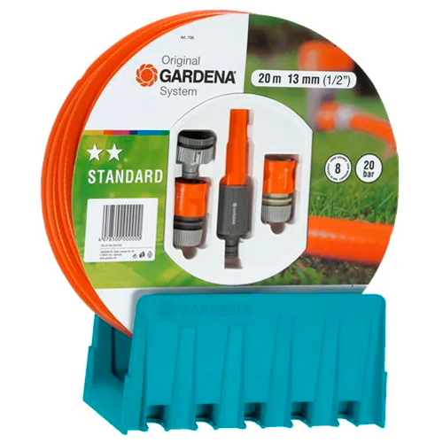 Шланг GARDENA с STANDARD 1/2 х20м с настенным кронштейном 00706-20.000.00 в Екатеринбурге