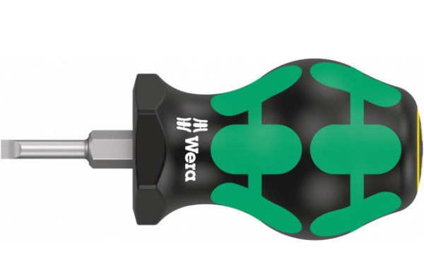 Отвертка для карбюратора Wera STUBBY SL4.0х0.8х54мм.  WE-008841