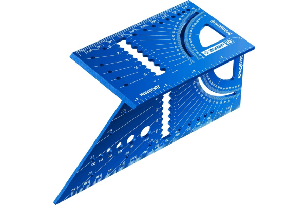 Угольник разметочный ЗУБР 3D, 7-в-1  34399