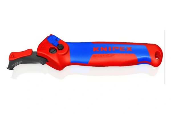 Нож для снятия изоляции KNIPEX с опорным башмаком 145мм  KN-1650145SB в Екатеринбурге 