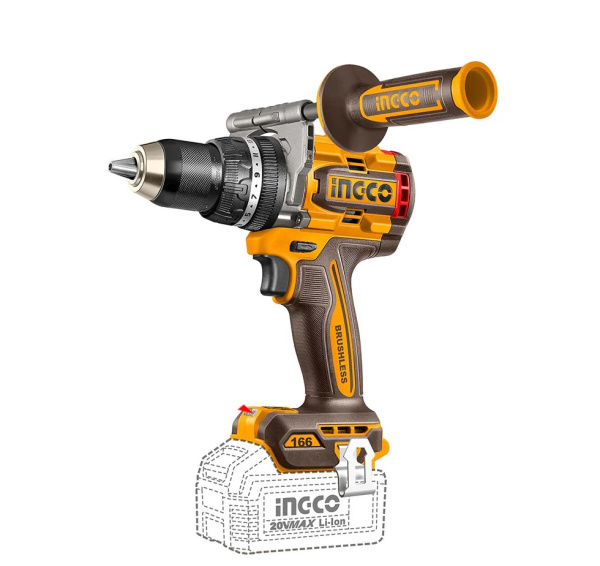 Аккумуляторный бесщёточный ударный шуруповерт INGCO CIDLI201668  в Екатеринбурге