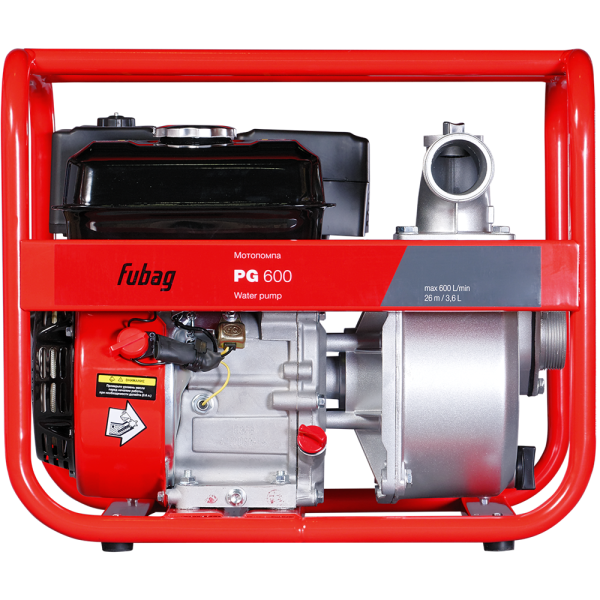 Бензиновая мотопомпа FUBAG PG 600 568713 в Екатеринбурге