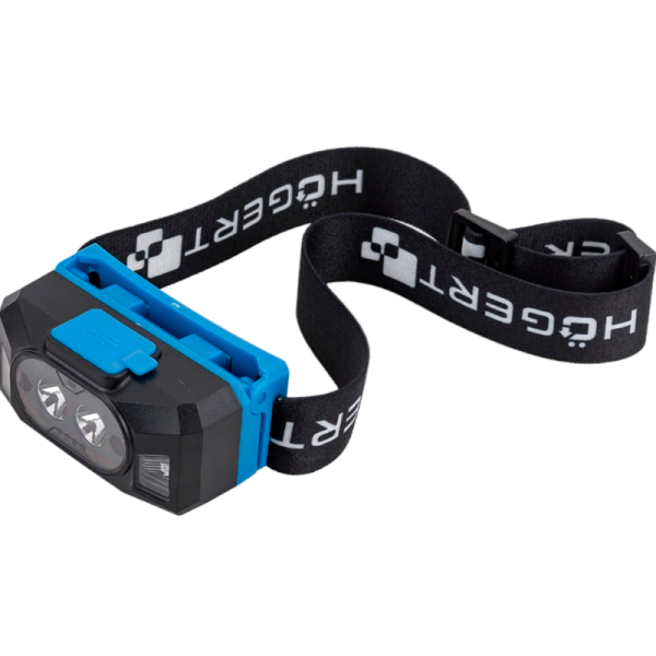 Налобный фонарь HOEGERT с датчиком движения и функцией Power Bank USB HT1E423 в Екатеринбурге