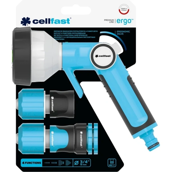 Комплект CELLFAST ERGO с 4-х функциональным пистолетным оросителем 53-545 в Екатеринбурге