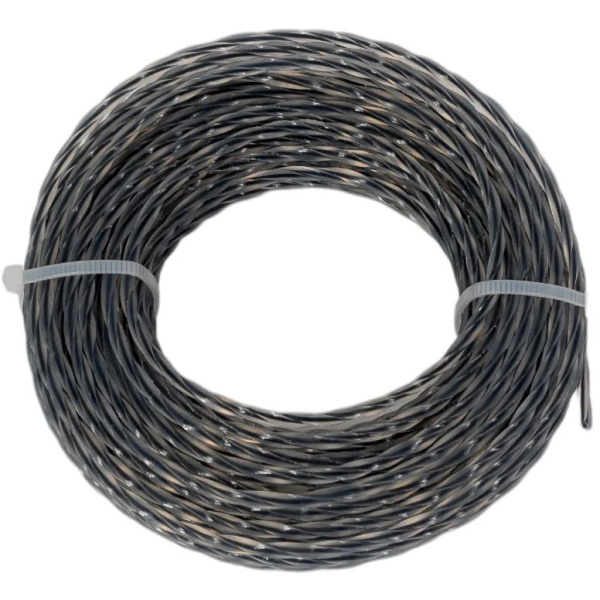 Леска триммерная SNIRREX "Витой квадрат" с жилой (двухкомпонентная усиленная), 3,0мм х 15м 15-01-028 в Екатеринбурге