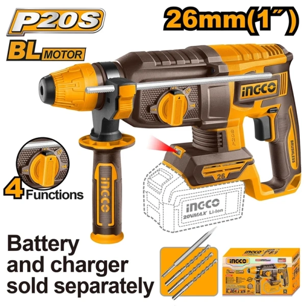 Аккумуляторный перфоратор  INGCO CRHLI20268 в Екатеринбурге