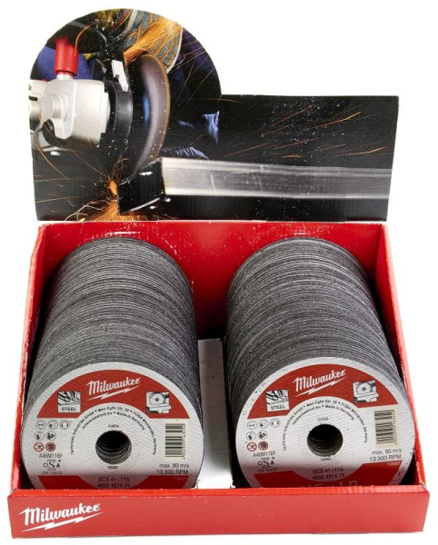 Отрезной диск Milwaukee SCS41/115X1 - 200шт