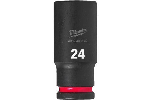 Головка  Milwaukee SHOCKWAVE 1/2" ударная удлиненная 24мм 4932480342 в Екатеринбурге