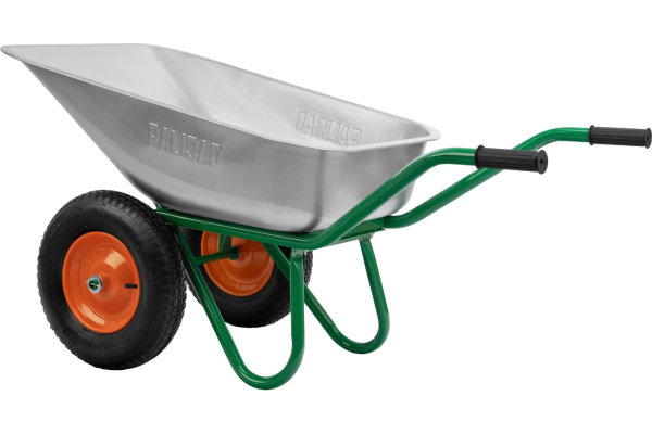 Тачка садово-строительная PALISAD двухколесная, грузоподъемность 320кг, V100л. 689233 в Екатеринбурге 