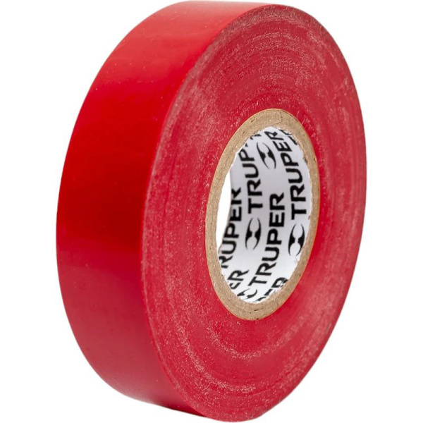 Изолента Truper акрил, 18м. ширина 19мм красная M-33R 12504 в Екатеринбурге