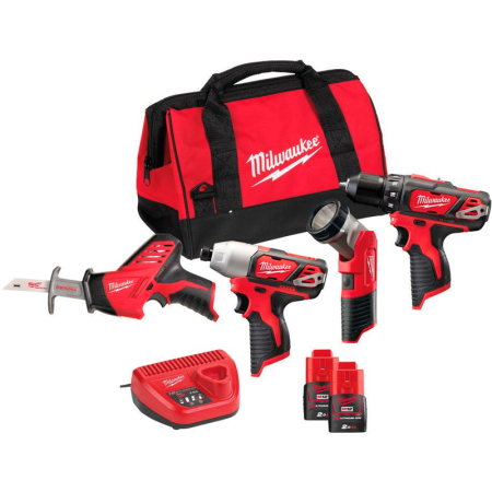 Набор инструмента Milwaukee М12 ВPP4А-202В 4933441240