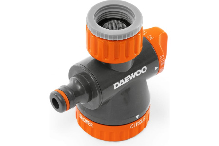 Адаптер двухканальный с лейкой для крана DAEWOO G 3/4" и 1" 26.5-33.3mm DWC 1325 в Екатеринбурге