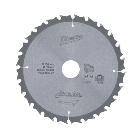 Пильный диск Milwaukee 184/30 Z24
