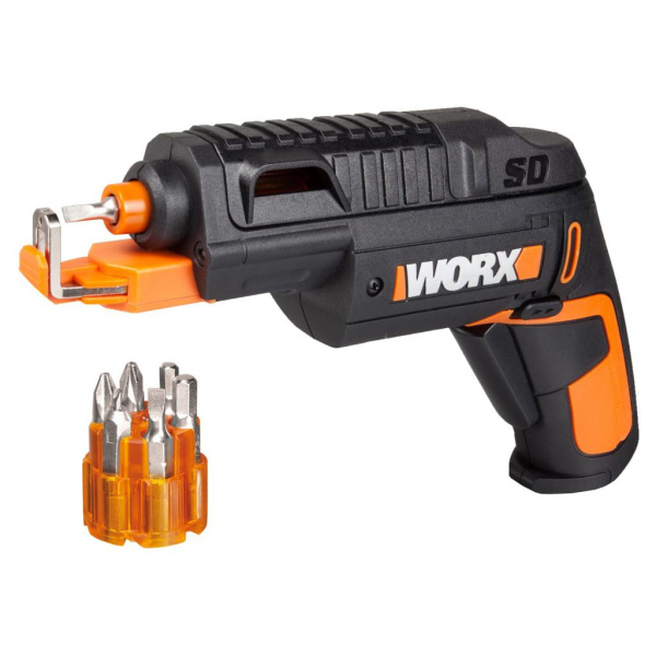 Аккумуляторная отвертка WORX SD Slide Driver + набор бит WX255 в Екатеринбурге