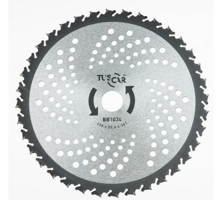 Нож для мотокосы TUSCAR BB1034, Premium, 230x25,4x36T, Anti-Kick 1031034111-36-2 в Екатеринбурге