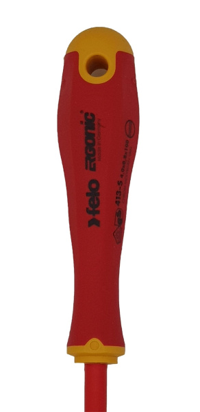 Отвертка диэлектрическая Felo SL 4,0х0,8 E-Slim Ergonic 41394090 в Екатеринбурге 