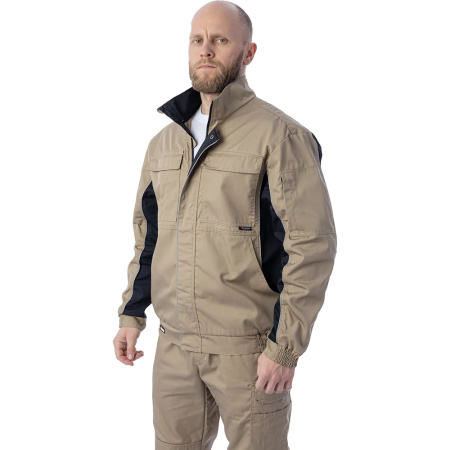 Куртка Brodeks KS201 бежевый/черный (L) 00-00002095-L в Екатеринбурге