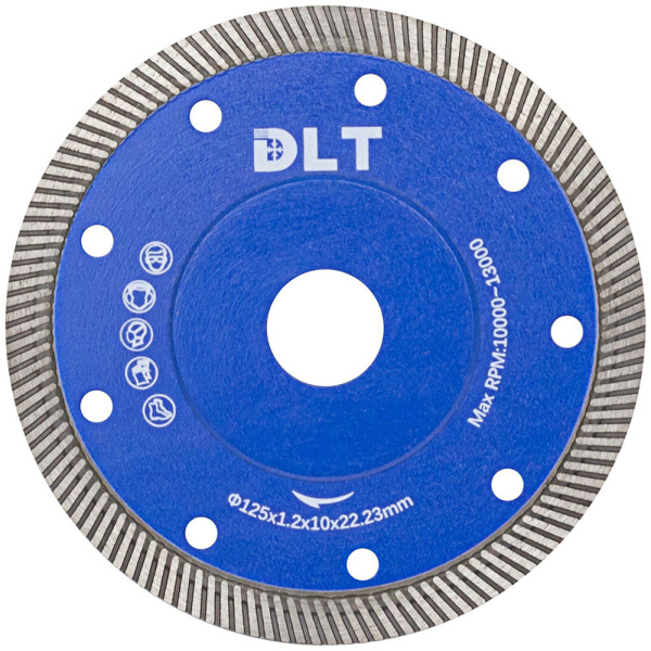Диск алмазный DLT №19 SUPER THIN TURBO 125мм  1424 в Екатеринбурге