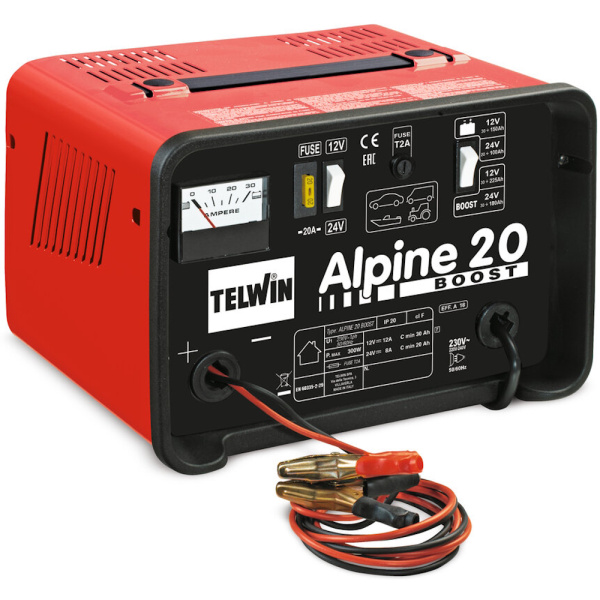 Зарядное устройство  ALPINE 20 BOOST 12-24V Telwin в Екатеринбурге