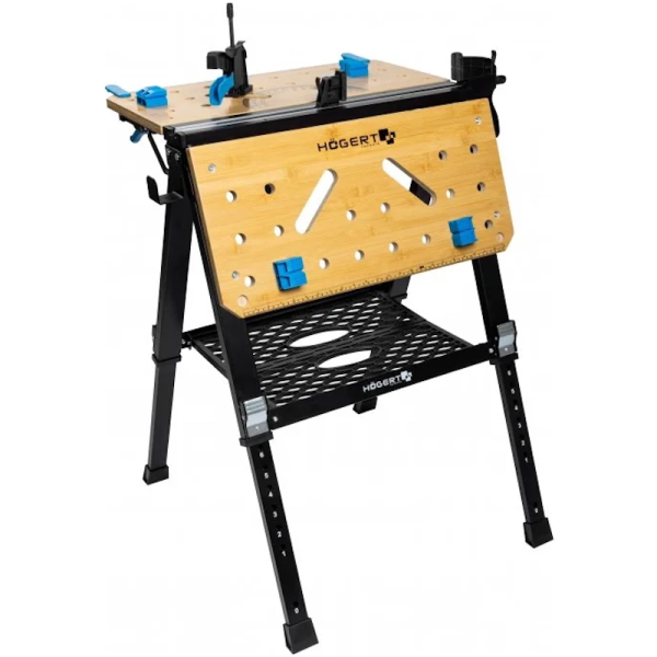 Верстак складной столярный HOEGERT 700x650x915мм  HT7G540 в Екатеринбурге