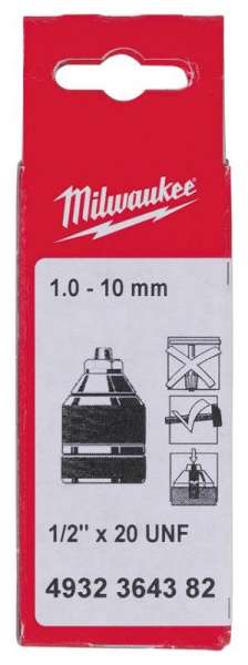 Патрон Milwaukee бесключевой 1-10 1/2"х20