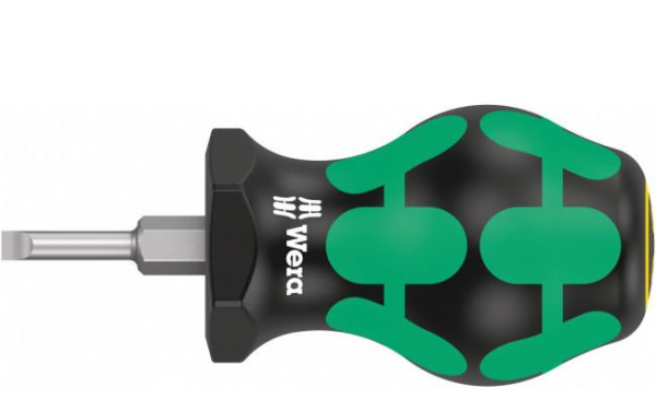Отвертка для карбюратора Wera STUBBY SL5.5х1.0х54мм.  WE-008842