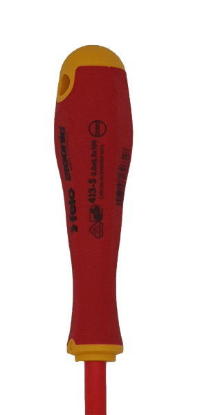 Отвертка диэлектрическая Felo SL 3,0х0,5 E-Slim Ergonic 41393090 в Екатеринбурге 