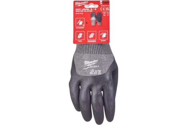 Перчатки Milwaukee с уровнем сопротивления порезам 1, размер S/7  4932479718