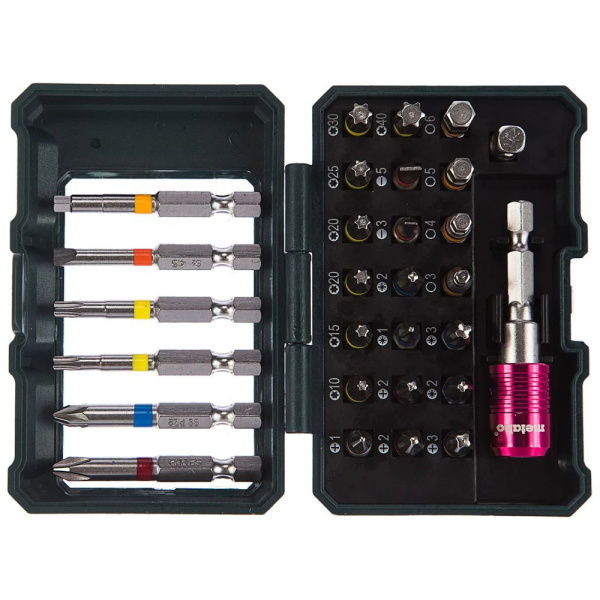 Набор бит Metabo 29 шт + фонарь 21000  626721000 в Екатеринбурге