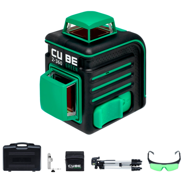 Лазерный нивелир "ADA" CUBE 2-360 Green Ultimate Edition А00471 в Екатеринбурге