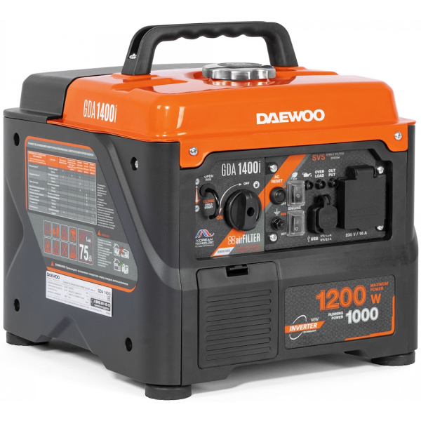 Генератор бензиновый инверторный DAEWOO GDA 1400i в Екатеринбурге