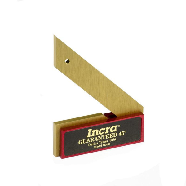 Угольник 45 град 127 мм INCRA G455